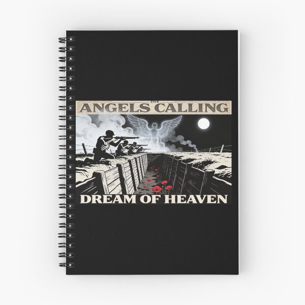 Item preview, Angels Calling – heavy metal WWI Tribute Art designed and sold by GeoWhimsy Studio.