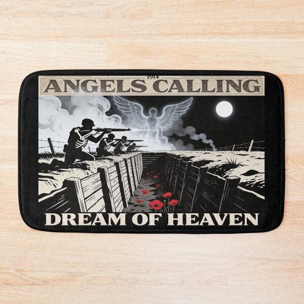 Item preview, Angels Calling – heavy metal WWI Tribute Art designed and sold by GeoWhimsy Studio.