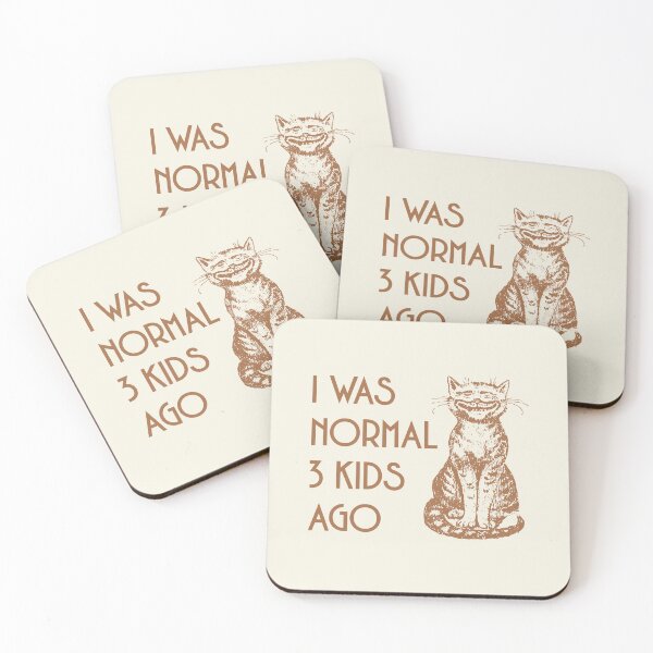 Item preview, I Was Normal 3 Kids Ago Vintage Cat designed and sold by dudelinart.