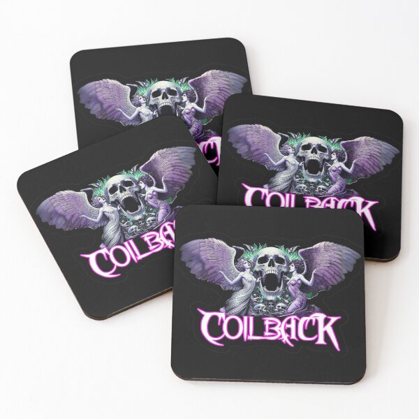 Item preview, Coilback Dual Angels w Skull designed and sold by GhostMachine13.