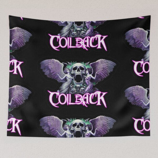 Item preview, Coilback Dual Angels w Skull designed and sold by GhostMachine13.