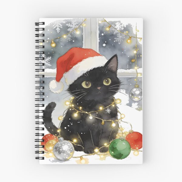 Item preview, black cat xmas designed and sold by Uglyandcute.