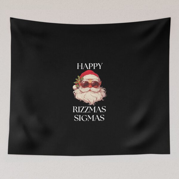 Item preview, Happy Rizzmas Sigmas santa claus designed and sold by PatternFly.