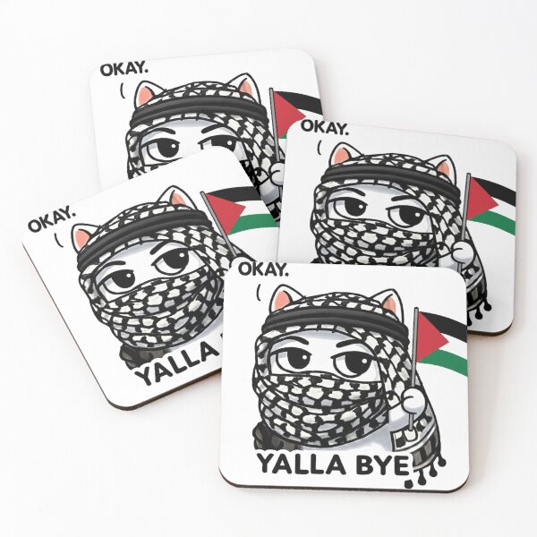 Item preview, Palestine Flag Cat designed and sold by HaydenMillepied.