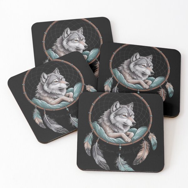 Item preview, Vintage Western Dreamcatcher Wolf Wolf Women  designed and sold by KotexTemu.