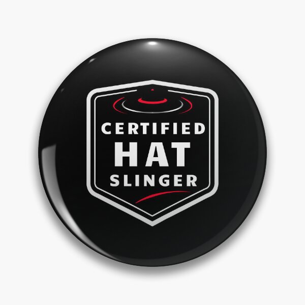 Item preview, Cool Iconic Razor Hat Design - Mortal Kung Lao Kombat Gamer Art Logo (Black on White) designed and sold by SlightlyUnreal.