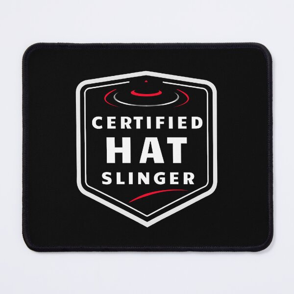 Item preview, Cool Iconic Razor Hat Design - Mortal Kung Lao Kombat Gamer Art Logo (Black on White) designed and sold by SlightlyUnreal.