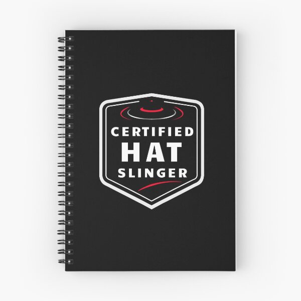 Item preview, Cool Iconic Razor Hat Design - Mortal Kung Lao Kombat Gamer Art Logo (Black on White) designed and sold by SlightlyUnreal.