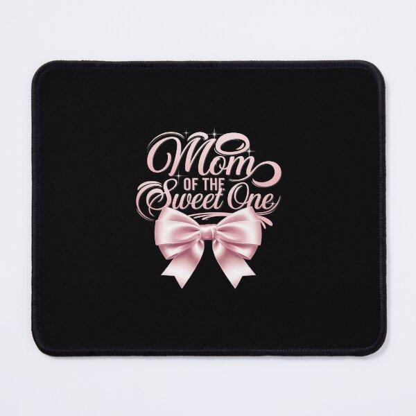 Item preview, Mom Of The Sweet One 1st Birthday Girl Coquette Pink Bow  designed and sold by SyntaxClaw.