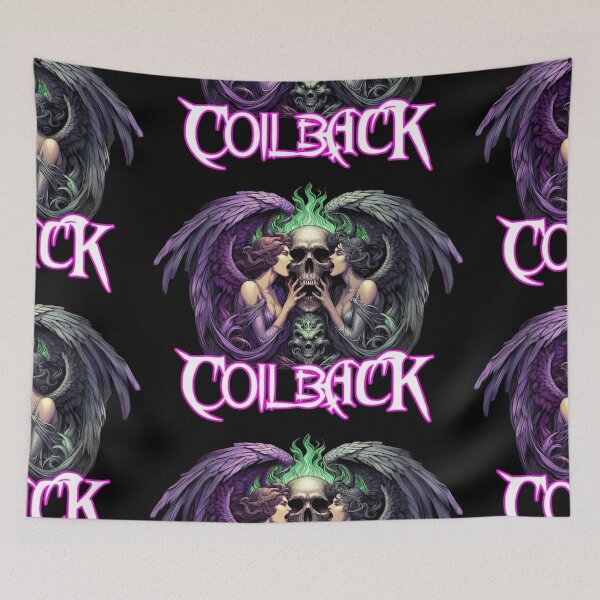 Item preview, Coilback Angels & Skull designed and sold by GhostMachine13.