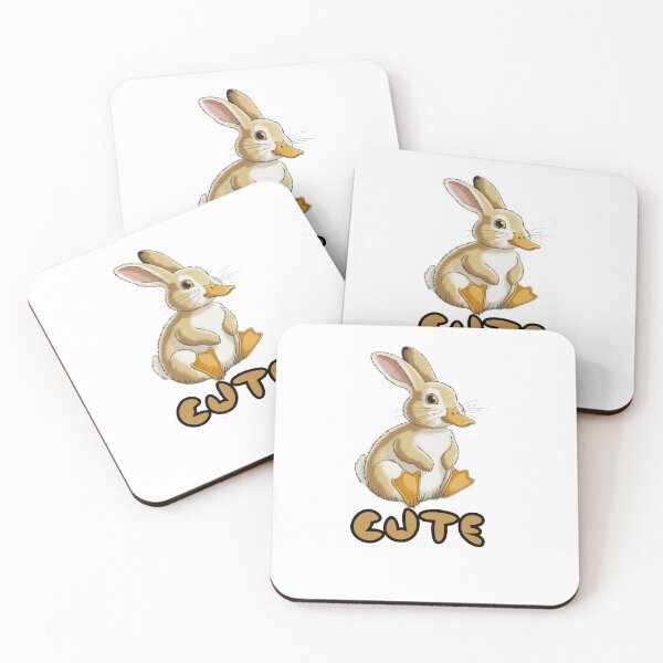 Item preview, rabbit duck cute designed and sold by Chris-graphics-art.