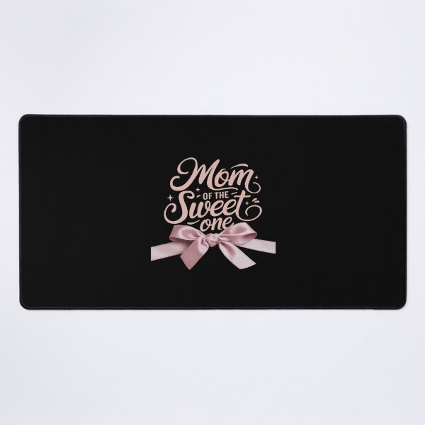 Item preview, Mom Of The Sweet One 1st Birthday Girl Coquette Pink Bow designed and sold by AquaKiev.