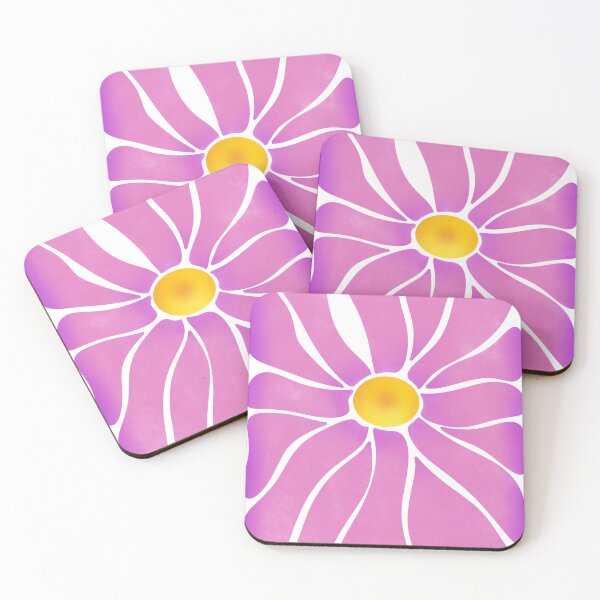 Item preview, Pink boho flower painting  designed and sold by MindfulArtSandy.