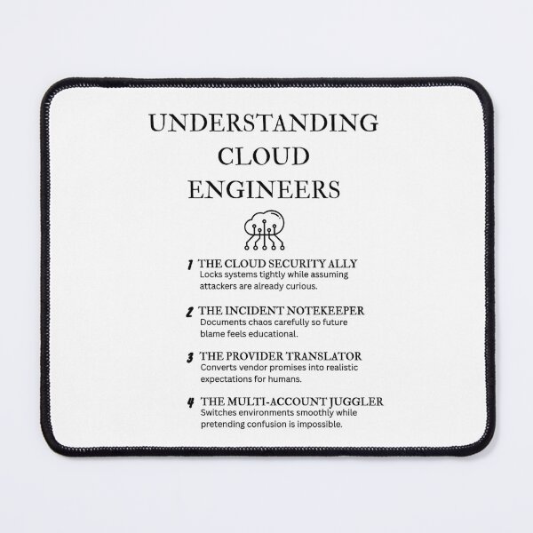 Item preview, Tech Job Humor – Understanding Cloud Engineers designed and sold by PsyFlow35.