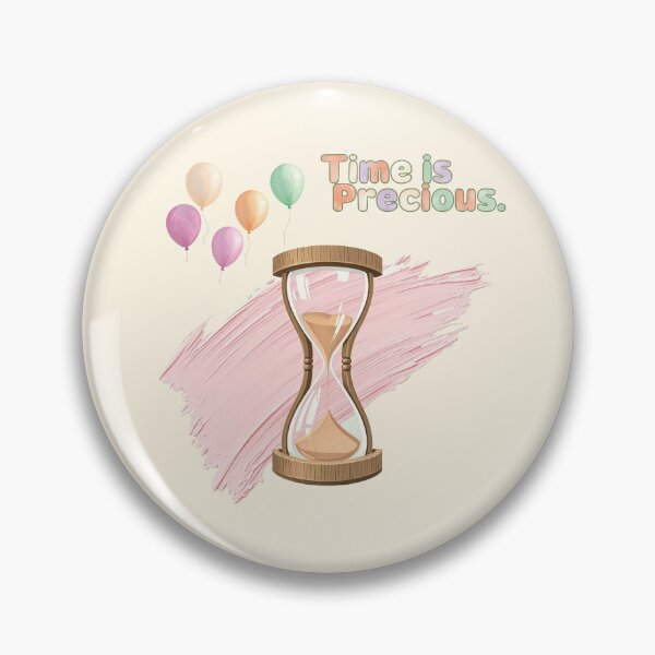 Item preview, Time Is Precious Aesthetic - Hourglass Pastel Motivation designed and sold by MCT-GALLERY.