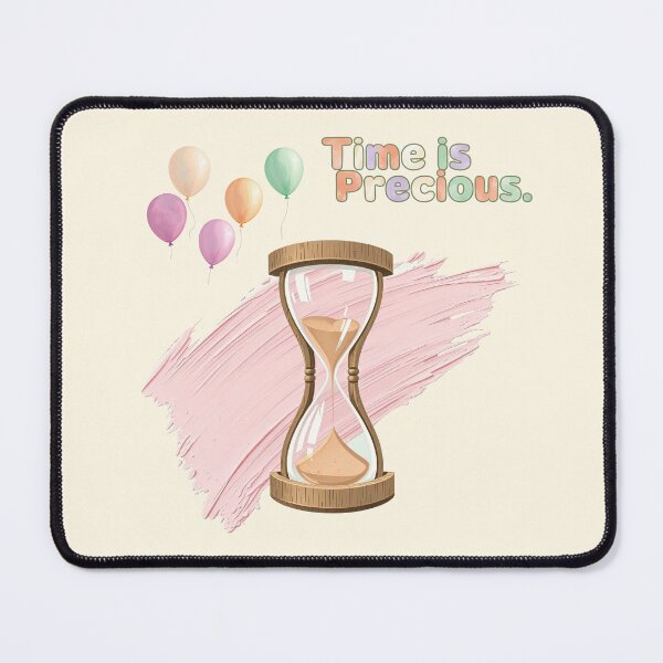 Item preview, Time Is Precious Aesthetic - Hourglass Pastel Motivation designed and sold by MCT-GALLERY.