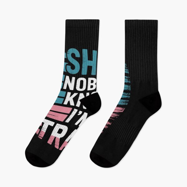 Item preview, Nobody Knows I'm A Trans LGBT Pride Transgender Rights designed and sold by FadeOfThrone.