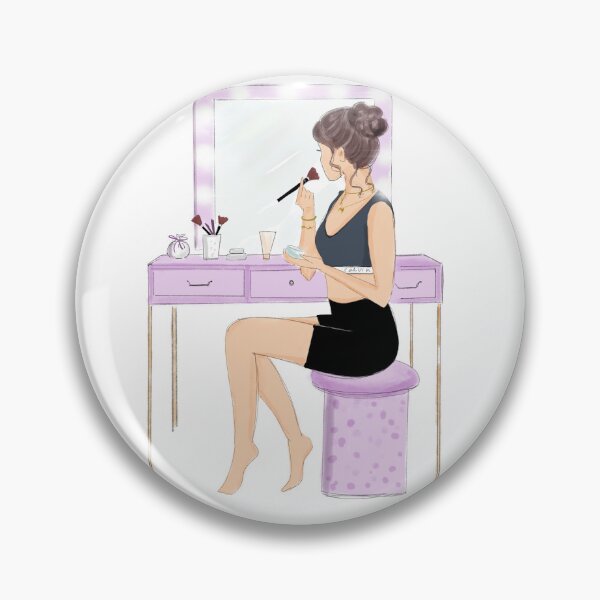 Item preview, Makeup, fashion sketch, fashion illustration, designed and sold by Meghaillustrat.