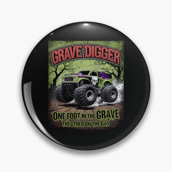 Item preview, Monster Jam Adult Grave Digger El Toro Loco Megalodon  designed and sold by AquaKiev.