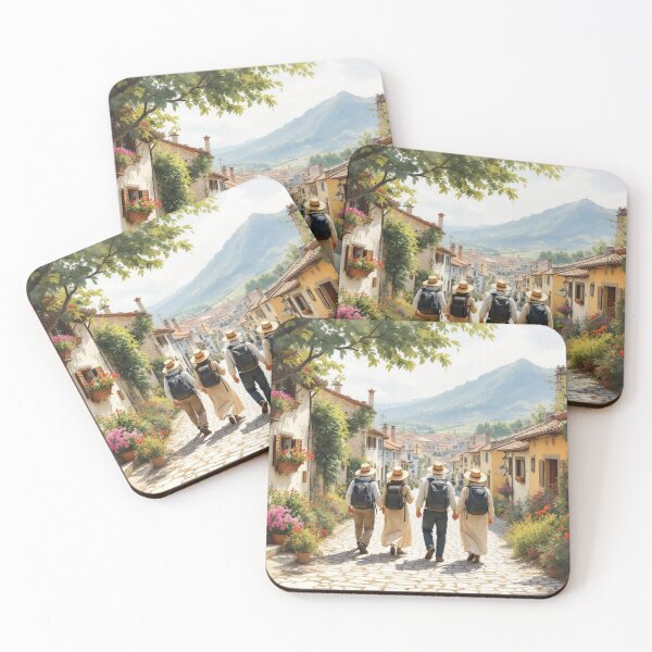 Item preview, Way of St. James, arrival in a village designed and sold by jefboutique6150.