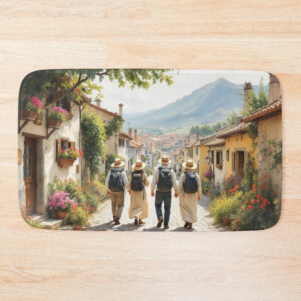 Item preview, Way of St. James, arrival in a village designed and sold by jefboutique6150.