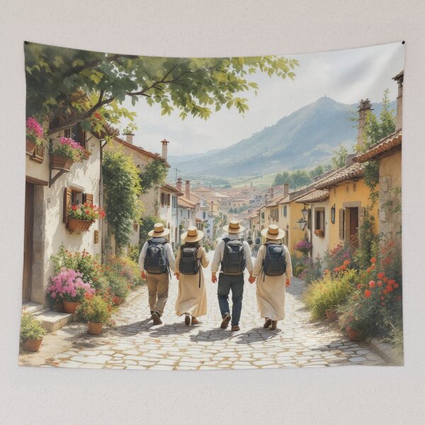 Item preview, Way of St. James, arrival in a village designed and sold by jefboutique6150.