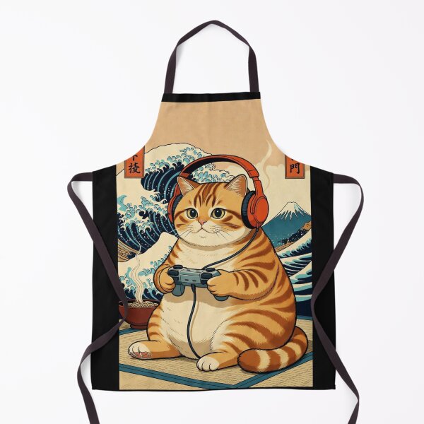 Item preview, Cute Anime Gamer Cat – Ramen & Gaming Aesthetic designed and sold by GrumpySableye.