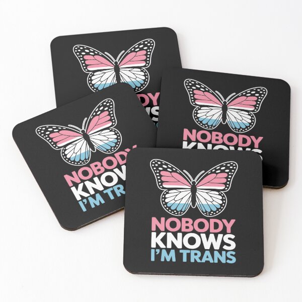 Item preview, Nobody Knows I'm Trans LGBTQ Gay Homosexual Lesbian designed and sold by MarryIsMonth.