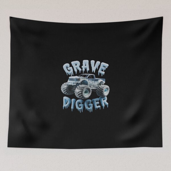 Item preview, Monster Jam Grave Digger Ice Cold  designed and sold by SyntaxClaw.