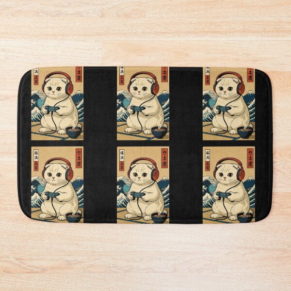 Item preview, Kawaii Cat Gamer – Cute Japanese Anime Gaming Artwork designed and sold by GrumpySableye.