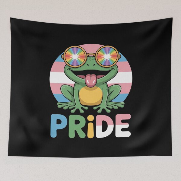 Item preview, Pride Frog LGBTQ Transgender Flag Pride Month designed and sold by FadeOfThrone.