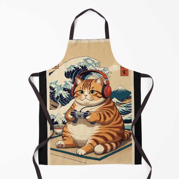 Item preview, Gamer Kitty Aesthetic – Kawaii Anime Cat Art designed and sold by GrumpySableye.