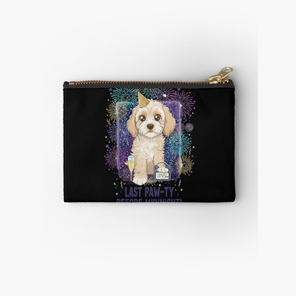 Item preview, Happy New Year Last Paw-ty Before Midnight Cockapoo Design! designed and sold by RNTStudio.