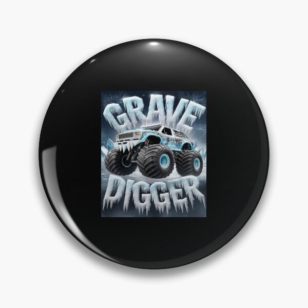 Item preview, Monster Jam Grave Digger Ice Cold  designed and sold by SyntaxClaw.