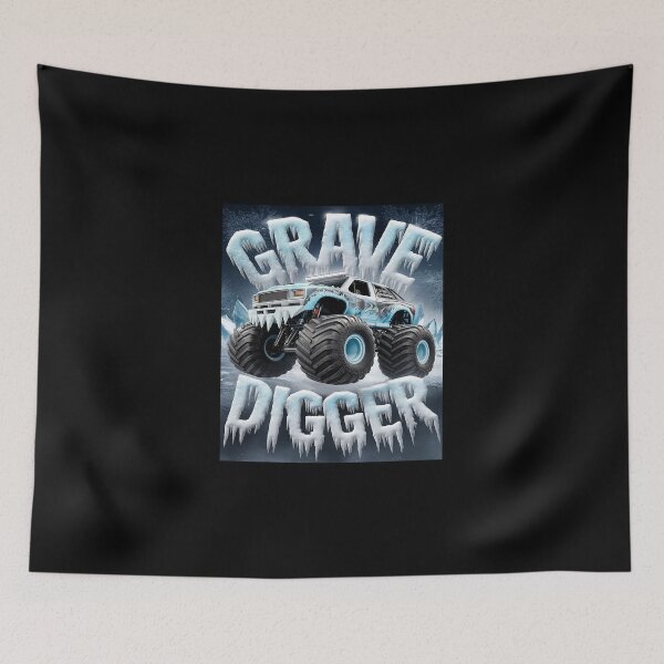 Item preview, Monster Jam Grave Digger Ice Cold  designed and sold by SyntaxClaw.