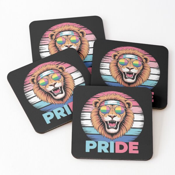 Item preview, Pride Lion LGBTQ Transgender Flag Pride Month designed and sold by FadeOfThrone.