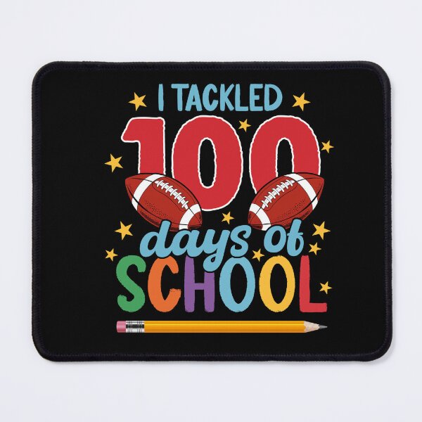 Item preview, 100 Days of School Football I Tackled 100 Days of School designed and sold by SakuraPxl.