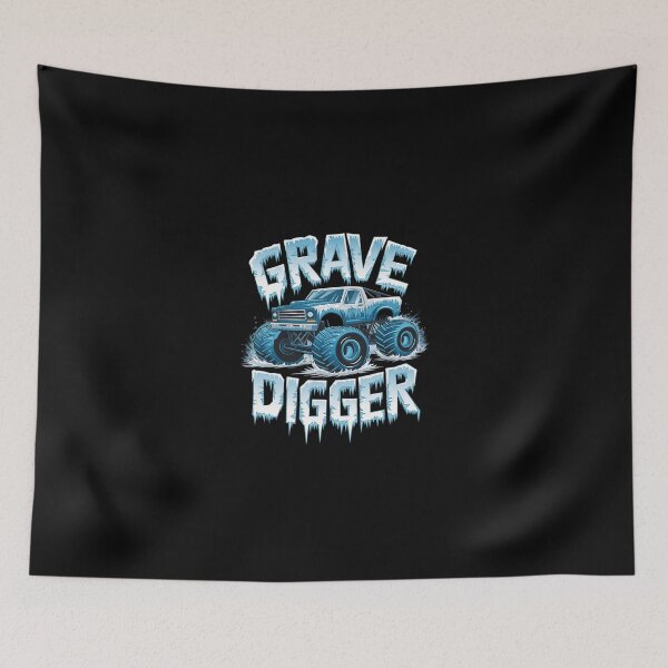 Item preview, Monster Jam Grave Digger Ice Cold  designed and sold by SyntaxClaw.