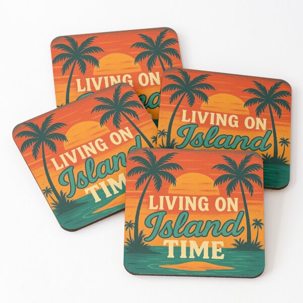 Item preview, Living On Island Time - Island, beach, palm trees and the sea - No. 05 - 9216x9216 designed and sold by darky72.