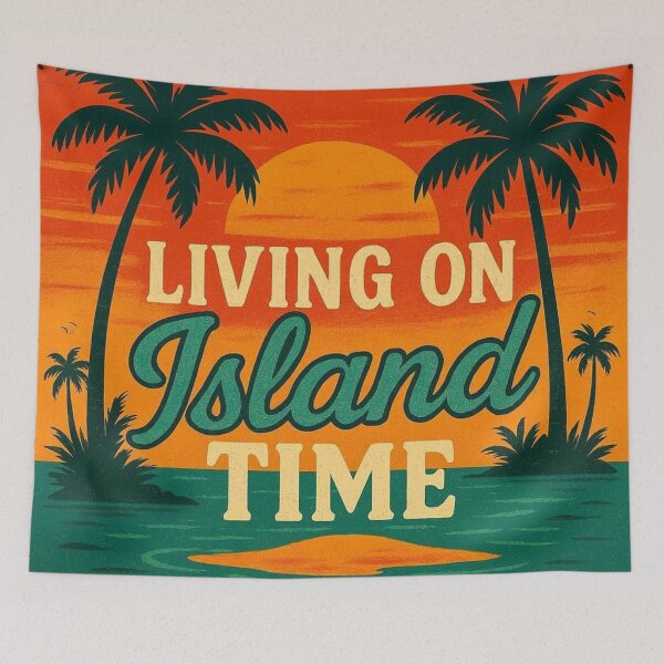 Item preview, Living On Island Time - Island, beach, palm trees and the sea - No. 05 - 9216x9216 designed and sold by darky72.
