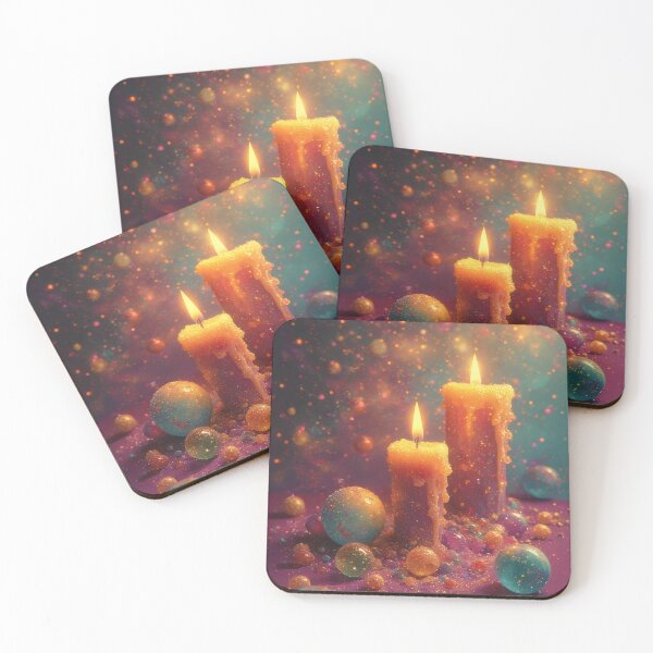 Item preview, Festive candles and shimmering baubles designed and sold by Mianku | Für das Leben.