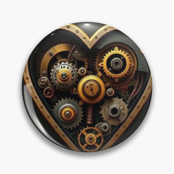 Item preview, Steampunk Heart of Fragile Machinery designed and sold by Wonderful Designs.