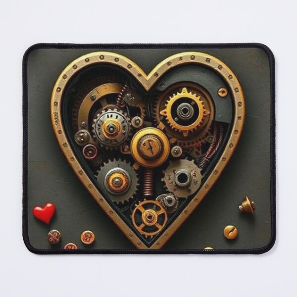 Item preview, Steampunk Heart of Fragile Machinery designed and sold by Wonderful Designs.