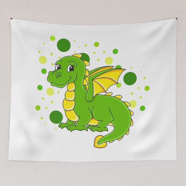 Item preview, "The Dotted Dragon Dance" designed and sold by MayaMaliStudio.