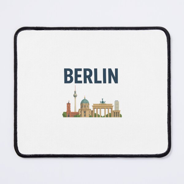 Item preview, Berlin City Typography Design | Berlin Skyline & Landmark Illustration designed and sold by Fashion Empire.