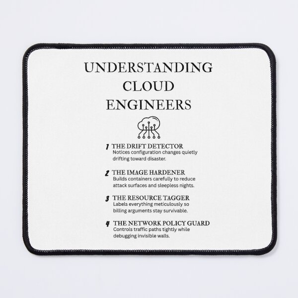 Item preview, Cloud Engineer Traits – Relatable Humor Designs designed and sold by PsyFlow35.