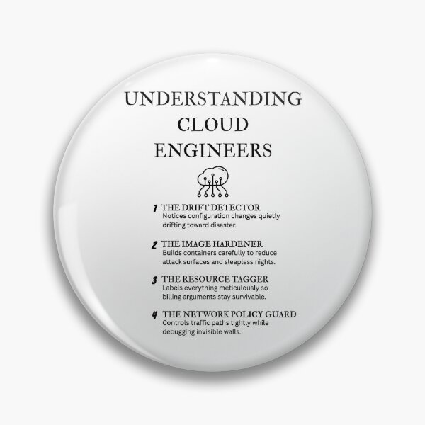Item preview, Cloud Engineer Traits – Relatable Humor Designs designed and sold by PsyFlow35.