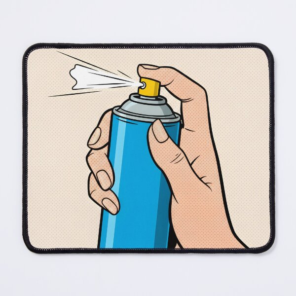 Item preview, A HAND WITH A SPRAY CAN IN PIXEL POP ART STYLE designed and sold by infinitearte.
