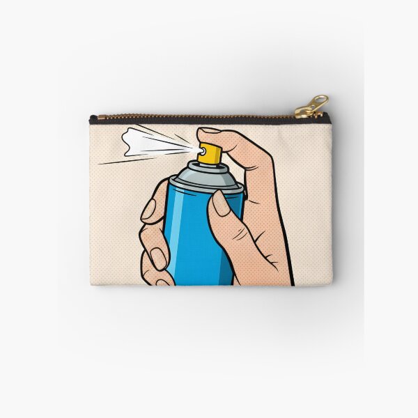 Item preview, A HAND WITH A SPRAY CAN IN PIXEL POP ART STYLE designed and sold by infinitearte.
