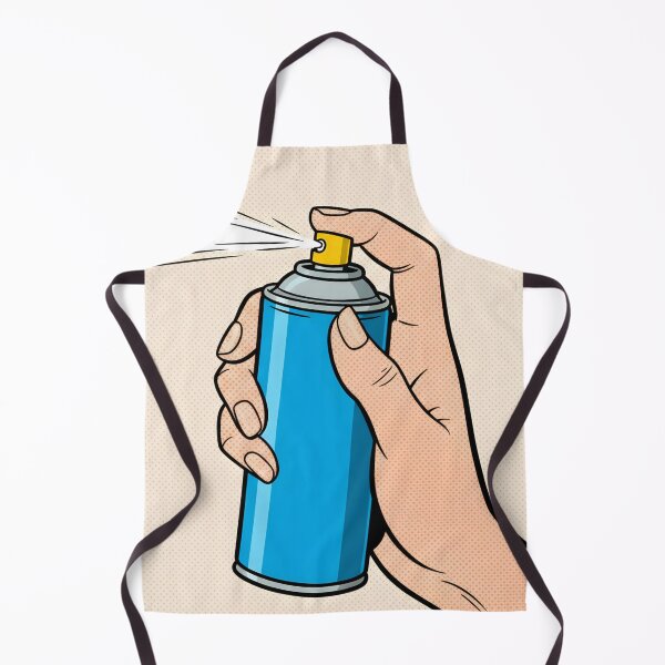 Item preview, A HAND WITH A SPRAY CAN IN PIXEL POP ART STYLE designed and sold by infinitearte.